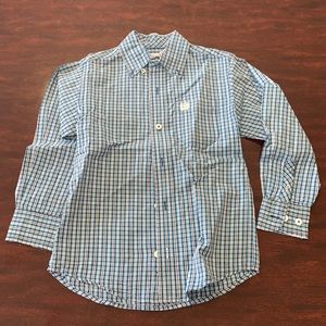 Boys cinch button down